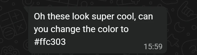 Client message about Faisal's thumbnails